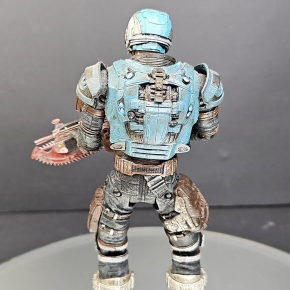 Neca Gears Of War 2 COG Soldier 7" Action Figure With Rifle Rare Collectible - Picture 5 of 15